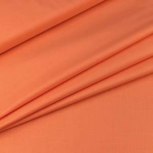 Bawełna Popelina Organiczna pomarańczowy