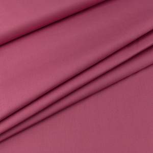 Bawełna Popelina Organiczna ciemny wrzosowy różowy