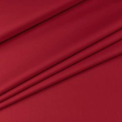 Bawełna Popelina Organiczna czerowny