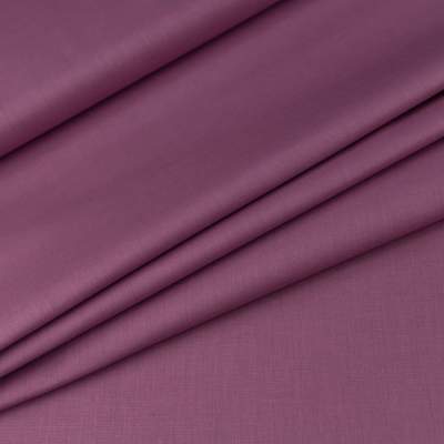 Bawełna Popelina Organiczna brudny ciemny wrzosowy