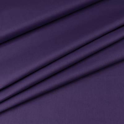 Bawełna Popelina Organiczna ciemny fioletowy