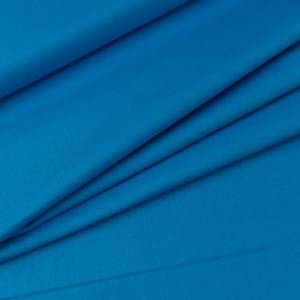 Bawełna Popelina Organiczna niebieski