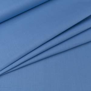 Bawełna Popelina Organiczna jasny jeans