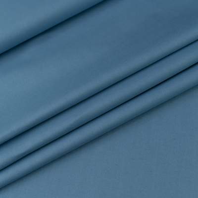 Bawełna Popelina Organiczna ciemny jeans