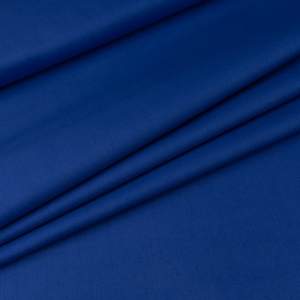 Bawełna Popelina Organiczna ciemny niebieski