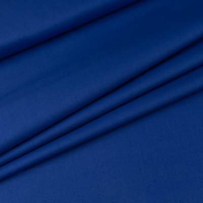 Bawełna Popelina Organiczna ciemny niebieski