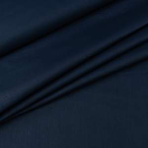 Bawełna Popelina Organiczna ciemny granatowy