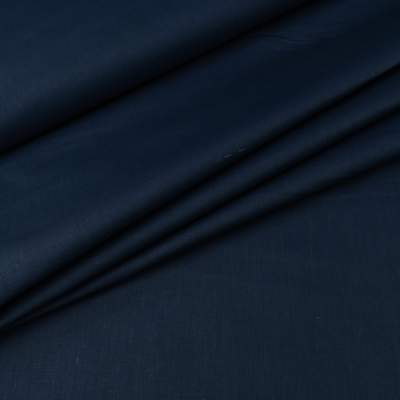 Bawełna Popelina Organiczna ciemny granatowy