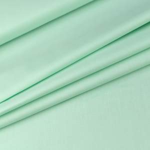 Bawełna Popelina Organiczna jasny seledynowy