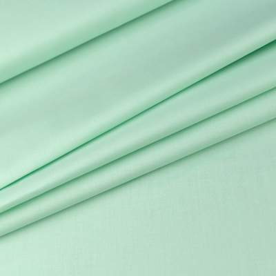 Bawełna Popelina Organiczna jasny seledynowy