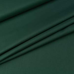 Bawełna Popelina Organiczna ciemny zielony