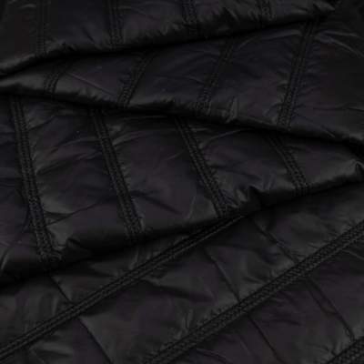 Pikówka wierzchnia z ociepliną pasy ciemny czarny