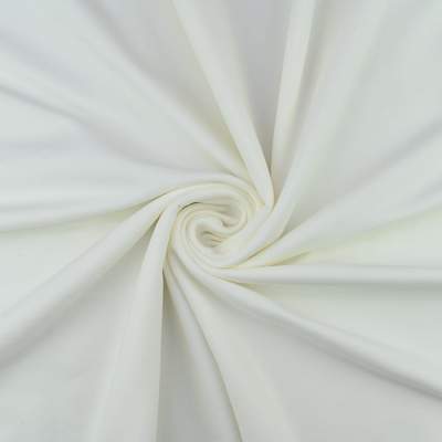 Dresówka pętelka zgaszony biały