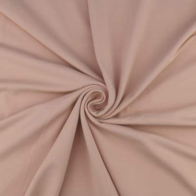 Dresówka pętelka beżowo różowy