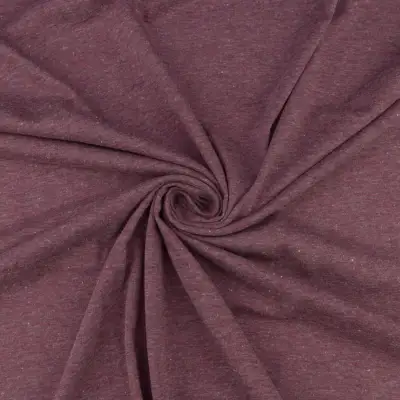 Dzianina melanż szaro bordowy