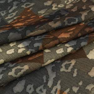 Dzianina żakardowa pomarańczowo żółty