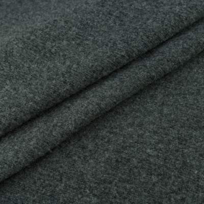 Dzianina swetrowa grafitowy melanż