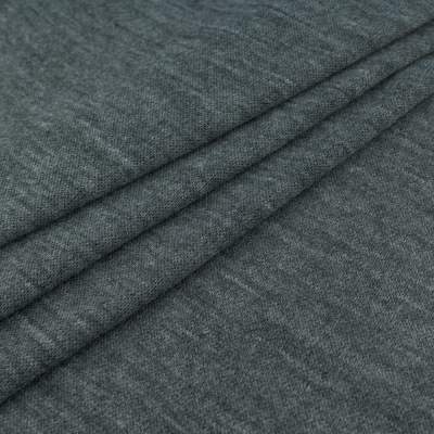 Dzianina swetrowa melanżowy grafitowy