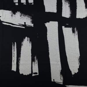 Dzianina punto plamki czarny