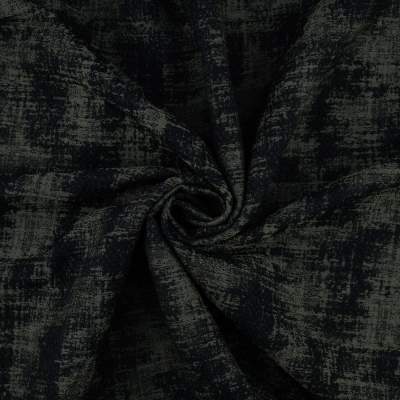 Tkanina kostiumowa oliwkowo czarny