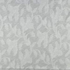 Dzianina bawełniana kwiaty ciepły biały