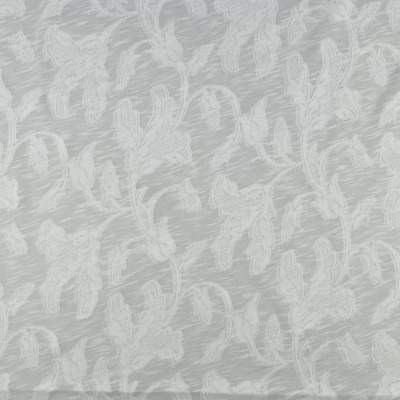 Dzianina bawełniana kwiaty ciepły biały