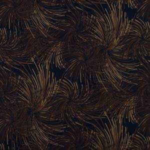 Tkanina Krepa abstrakcyjny brązowy