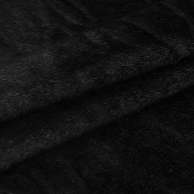 Sztuczne futro szaro czarny