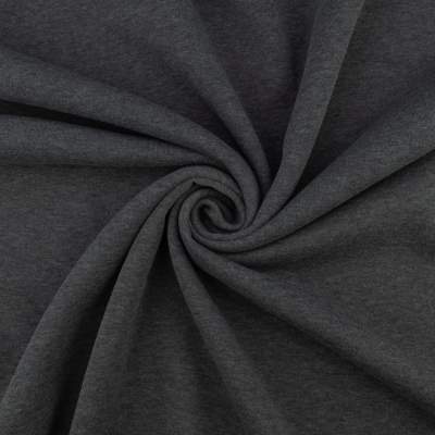 Dresówka Drapana ciemny szary melanż