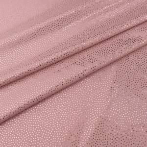 Dzianina ITY Metalik brudny różowy