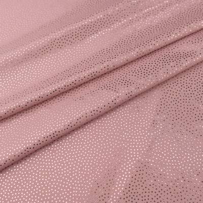 Dzianina ITY Metalik brudny różowy