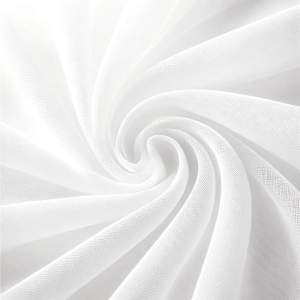 TIUL ozdobny dekoracyjny BIAŁY miękki szerokość 280 cm