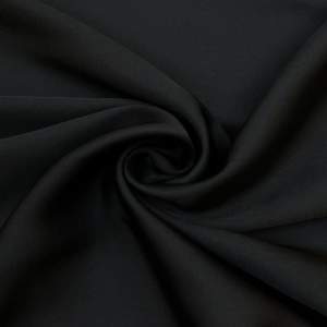 Tkanina szyfon jedwabny czarny