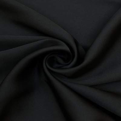Tkanina szyfon jedwabny czarny