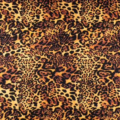 Dzianina jersey ITY Kimo panterka beżowy