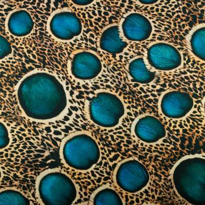 Dzianina Dresówka – wzór panterka