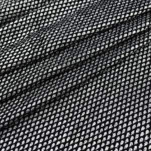 Dzianina brokat srebrny