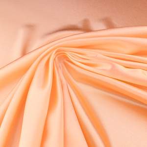 Tkanina satyna krepa kolor brzoskwiniowy