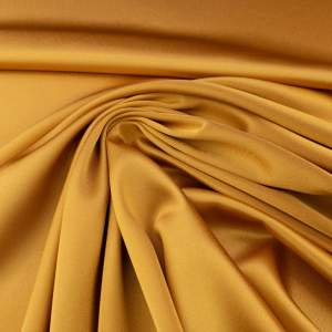 Tkanina satyna krepa kolor złoty