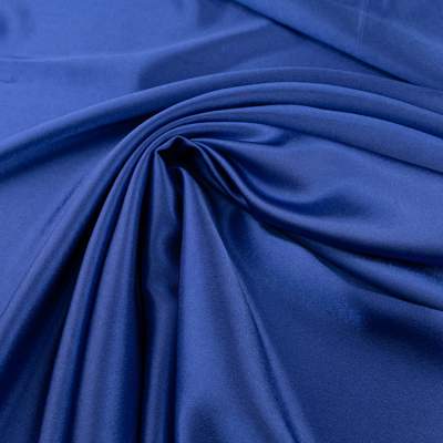 Tkanina Satyna krepa kolor chabrowy