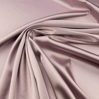 Tkanina Satyna z lycrą kolor brudny różowy