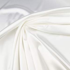 Tkanina Satyna z lycrą kolor ecru