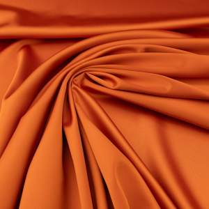 Tkanina Satyna z lycrą kolor ciemny miedziany