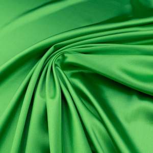 Tkanina Satyna z lycrą kolor zielony