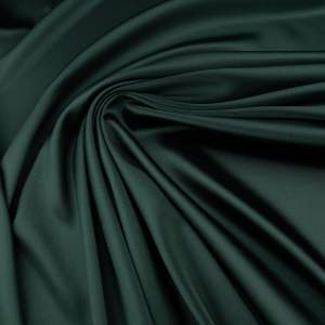 Tkanina Satyna z lycrą kolor butelkowy zielony