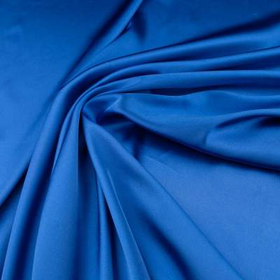 Tkanina Satyna z lycrą kolor kobaltowy