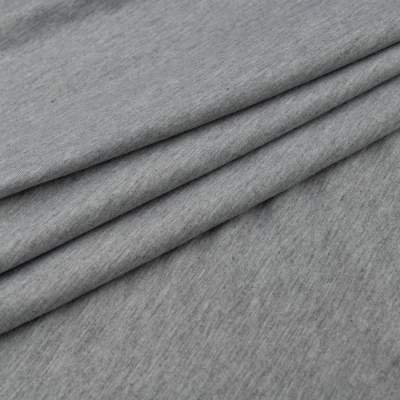 Dresówka bawełniana soft jasny szary melanż