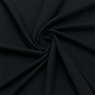 Tkanina wiskoza czarna na sukienki – elegancka i przewiewna