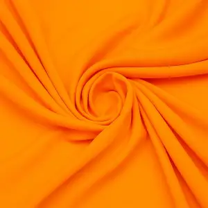 Tkanina wiskoza pomarańczowa na sukienki – lekka i przewiewna
