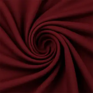 Tkanina wiskoza bordowa na sukienki – lekka i przewiewna